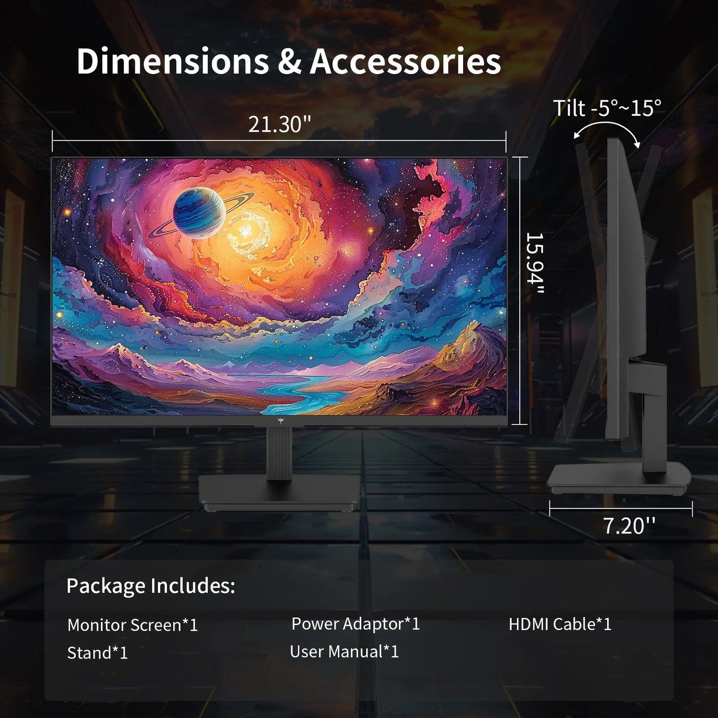 KTC 24" 2K QHD IPS 100Hz Computer Monitor, 2560*1440 1300:1 Contrast, HDR 10 Anti-Blue Light Screen, 122% Srgb, Adaptive Sync, Hdmi2.0/Dp/Earphone for Gaming and Office Working H24T27, 2K Qhd Resolution