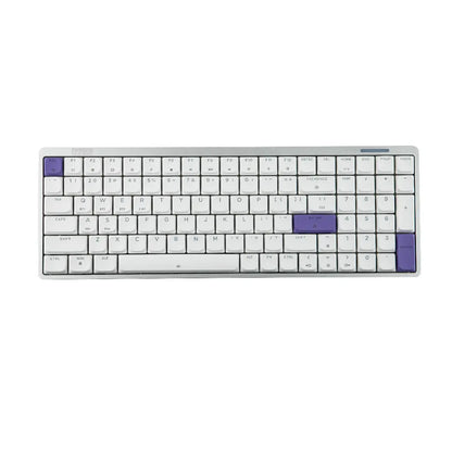 EPOMAKER Luma100 Wireless 96% Mechanical Keyboard QMK/VIA & CNC Metal Transparent PC Keycap Thocky Hot-Swappable Kailh Linear Switch Tri-Mode 2.4Ghz/Bt/Usb Keyboards for Gaming Creamy Keyboard Tiktokshopspringglowup