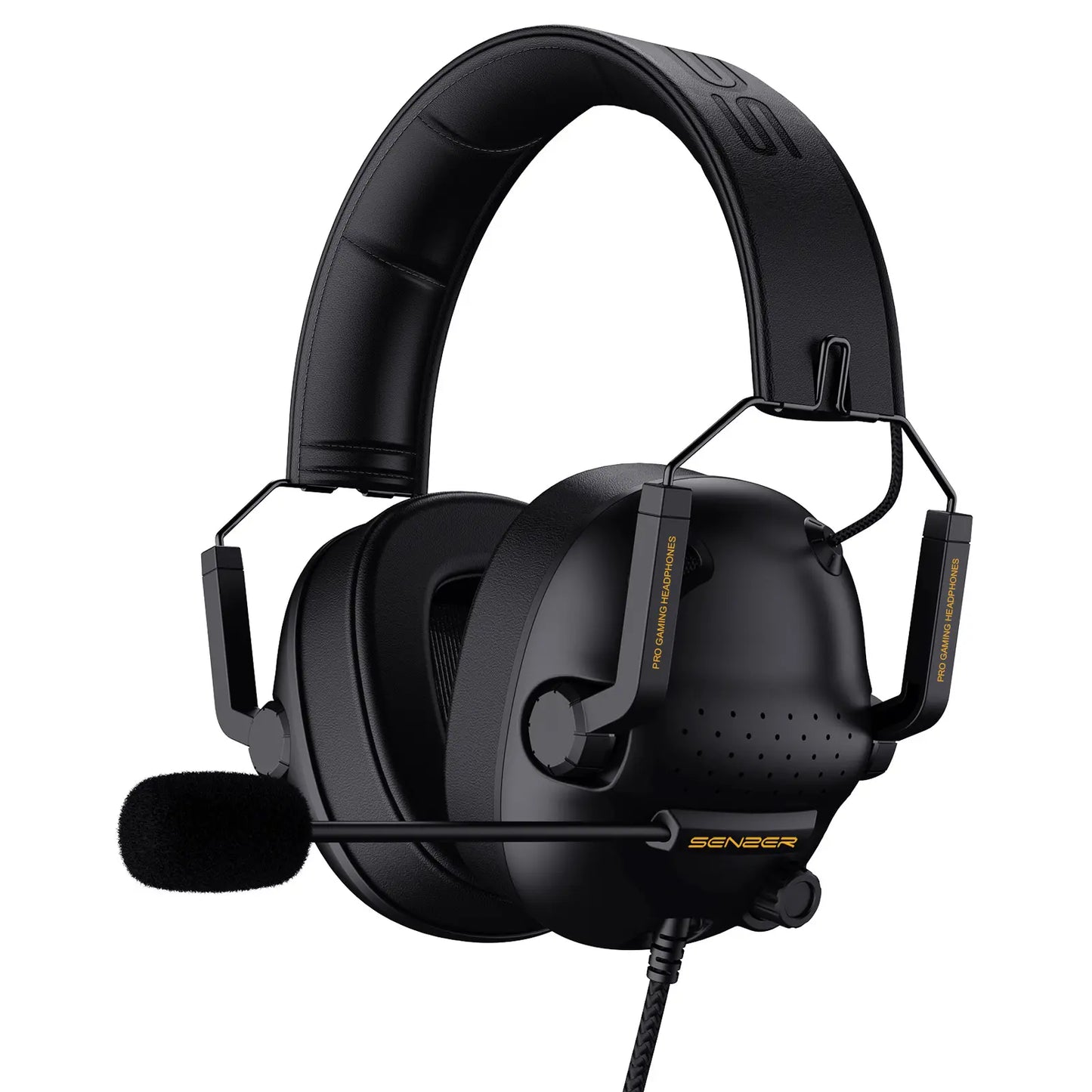 SENZER SG500 Wired Pro Gaming Headset - Wired Gaming Headsets - PC Headsets - Folding Headset for PC, PS4, PS5, Xbox One and Switch Audio Earphones Headphones Electronic Earbud