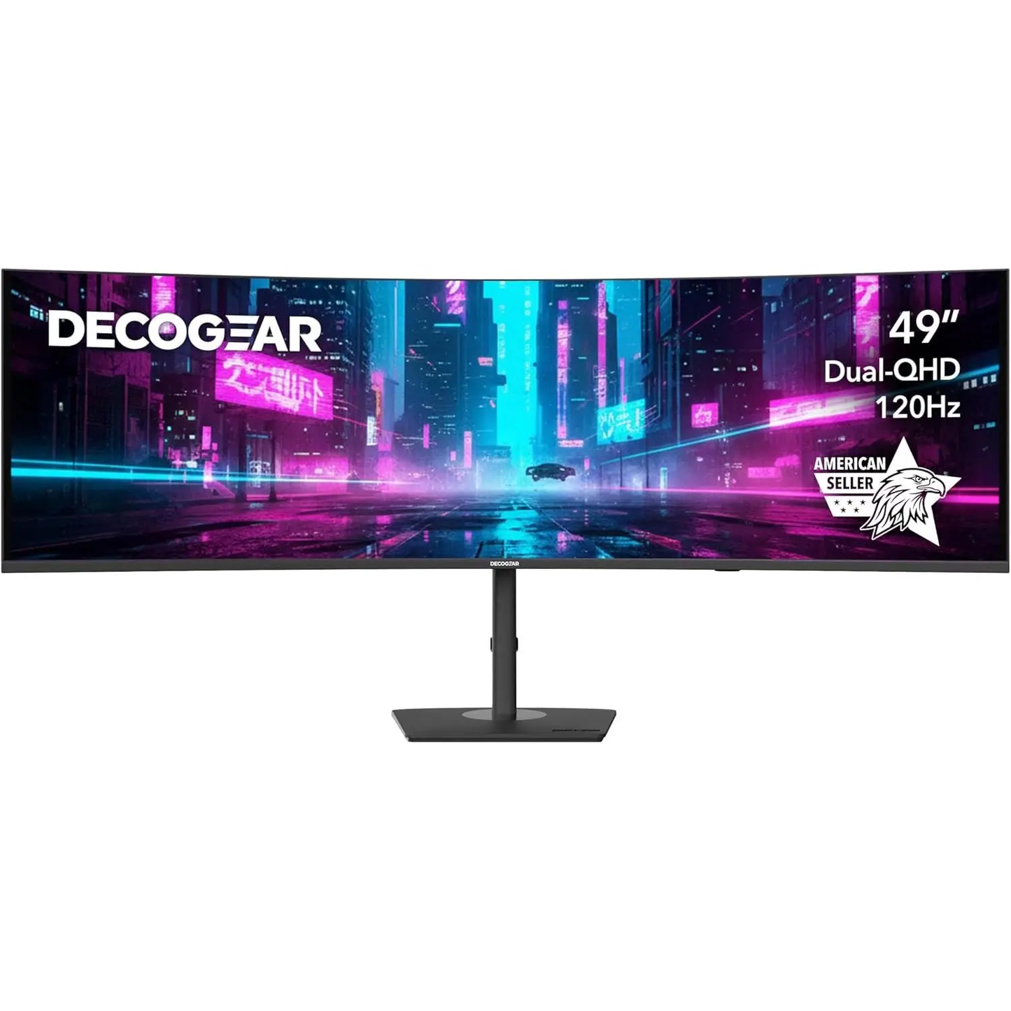 Deco Gear 49" Curved Ultrawide Monitor – 5120×1440 DQHD, 120Hz