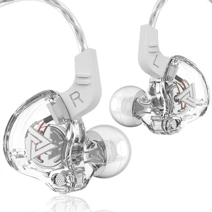 AK6 Wired Earphones, In-Ear Design with Microphone, Hifi Heavy Bass Noise-Cancelling Wired Headset for Esports Gaming and Live Streaming, High-Quality Gaming Headphones, Hifi Audio, Wired Earbuds, Wired Iem Earphones