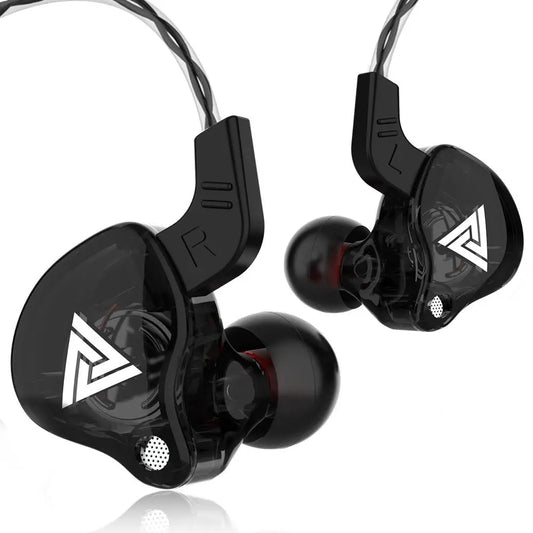 AK6 Wired Earphones, In-Ear Design with Microphone, Hifi Heavy Bass Noise-Cancelling Wired Headset for Esports Gaming and Live Streaming, High-Quality Gaming Headphones, Hifi Audio, Wired Earbuds, Wired Iem Earphones