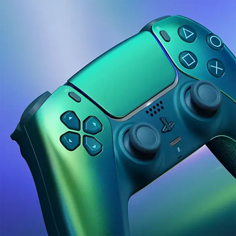 Sony Playstation 5 Dualsense Wireless Controller - Chroma Teal, Detailed Design, Dual Action Buttons, Suitable for Various Gaming Modes Console Accessories Aesthetic
