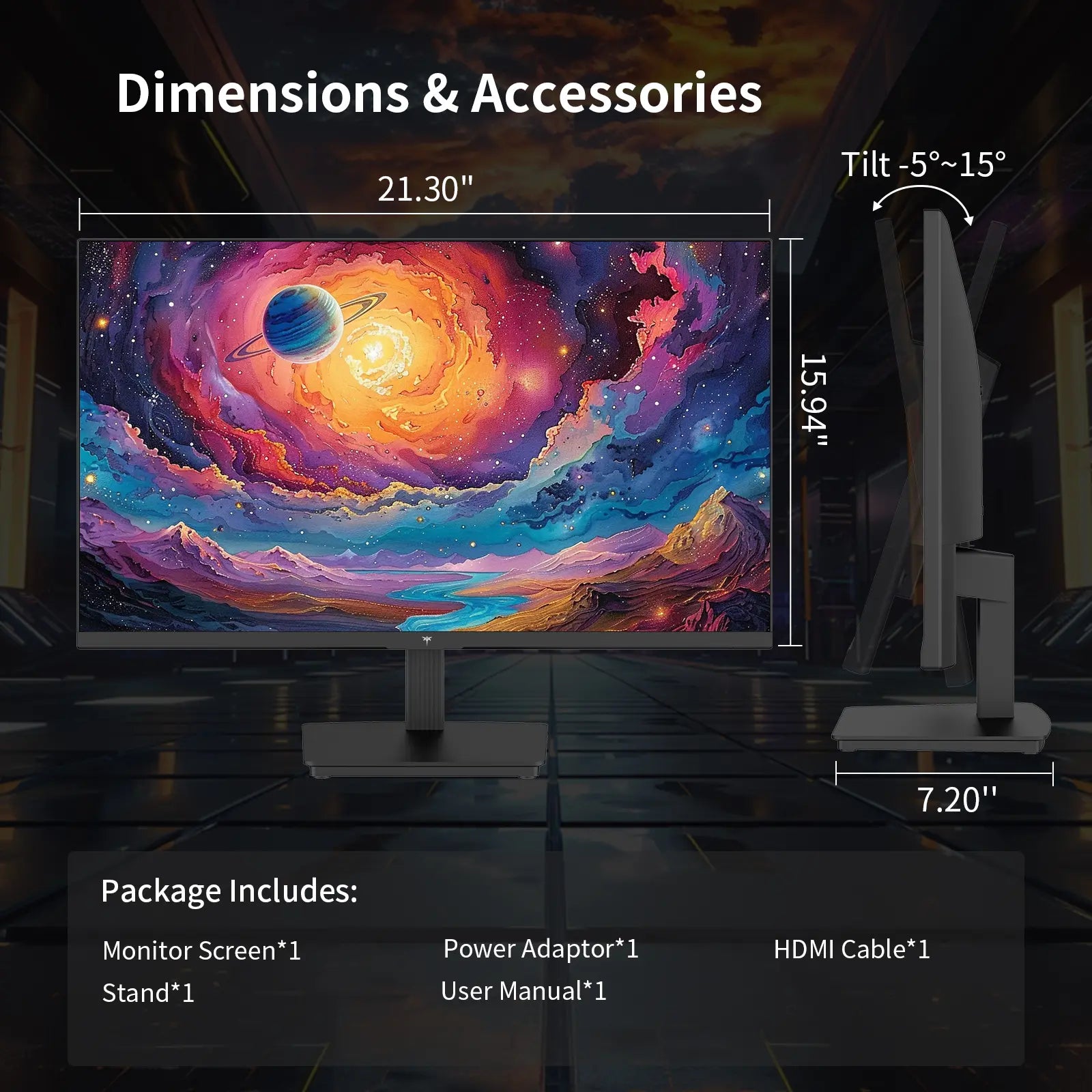 KTC 24" 2K QHD IPS 100Hz Computer Monitor, 2560*1440 1300:1 Contrast, HDR 10 Anti-Blue Light Screen, 122% Srgb, Adaptive Sync, Hdmi2.0/Dp/Earphone for Gaming and Office Working H24T27, 2K Qhd Resolution