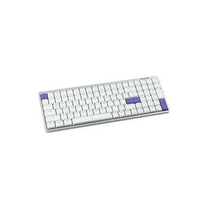 EPOMAKER Luma100 Wireless 96% Mechanical Keyboard QMK/VIA & CNC Metal Transparent PC Keycap Thocky Hot-Swappable Kailh Linear Switch Tri-Mode 2.4Ghz/Bt/Usb Keyboards for Gaming Creamy Keyboard Tiktokshopspringglowup