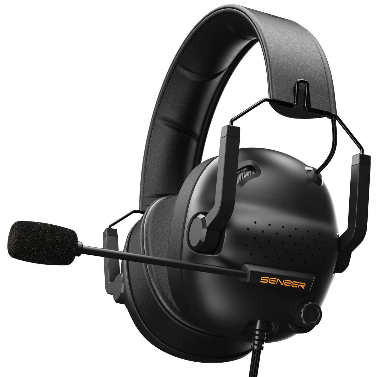 SENZER SG500 Wired Pro Gaming Headset - Wired Gaming Headsets - PC Headsets - Folding Headset for PC, PS4, PS5, Xbox One and Switch Audio Earphones Headphones Electronic Earbud