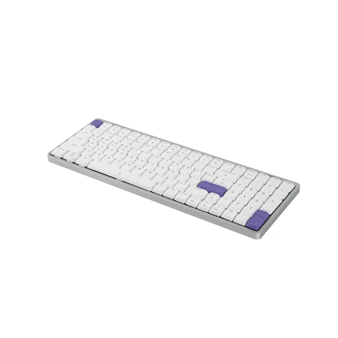 EPOMAKER Luma100 Wireless 96% Mechanical Keyboard QMK/VIA & CNC Metal Transparent PC Keycap Thocky Hot-Swappable Kailh Linear Switch Tri-Mode 2.4Ghz/Bt/Usb Keyboards for Gaming Creamy Keyboard Tiktokshopspringglowup