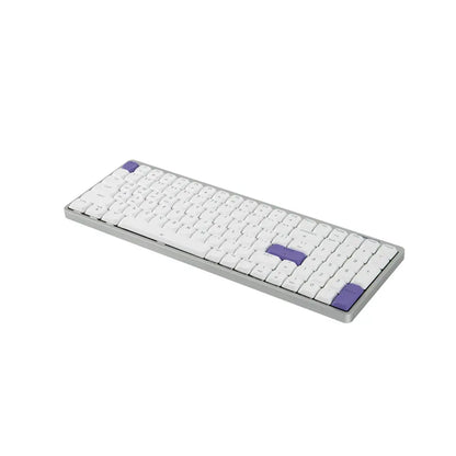 EPOMAKER Luma100 Wireless 96% Mechanical Keyboard QMK/VIA & CNC Metal Transparent PC Keycap Thocky Hot-Swappable Kailh Linear Switch Tri-Mode 2.4Ghz/Bt/Usb Keyboards for Gaming Creamy Keyboard Tiktokshopspringglowup