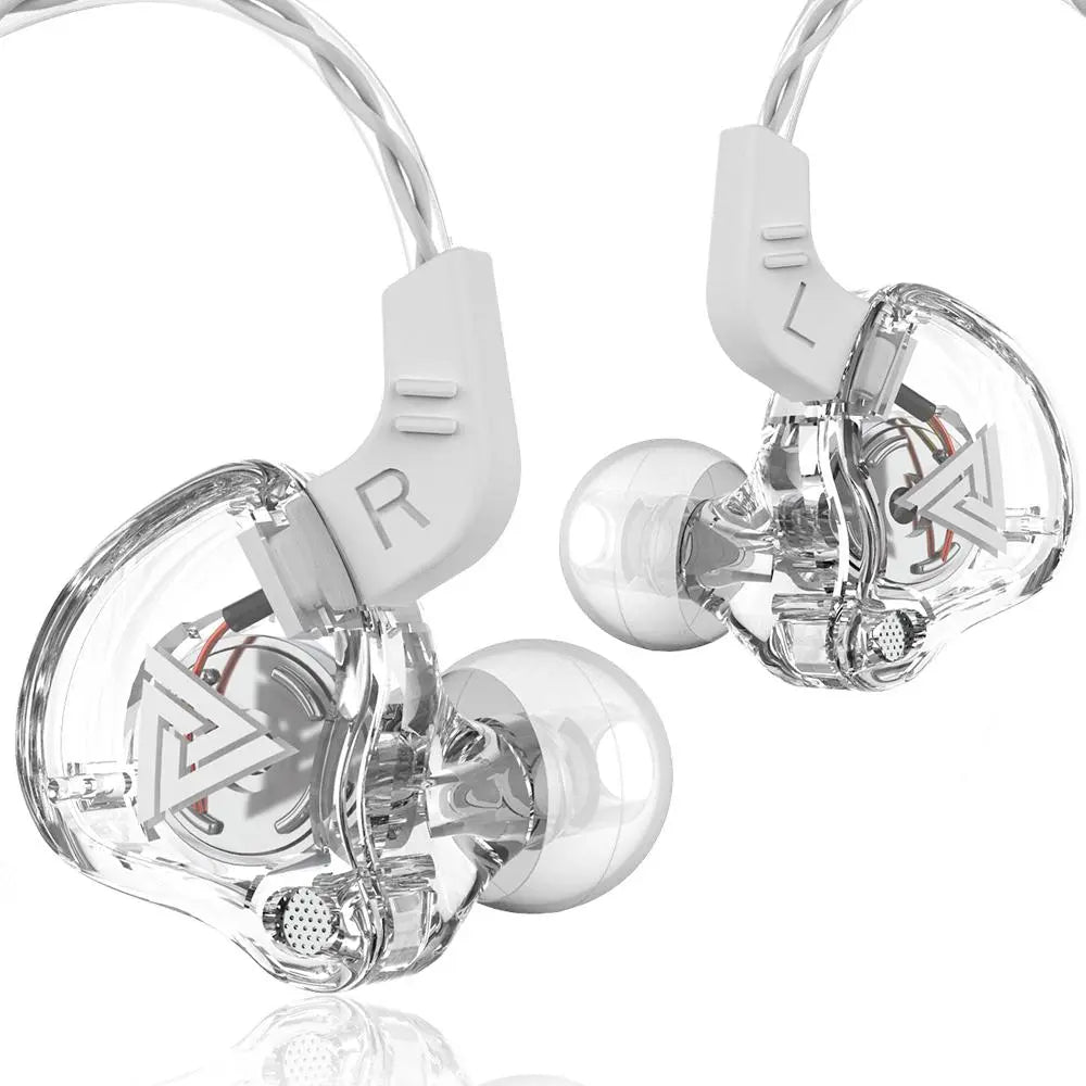 AK6 Wired Earphones, In-Ear Design with Microphone, Hifi Heavy Bass Noise-Cancelling Wired Headset for Esports Gaming and Live Streaming, High-Quality Gaming Headphones, Hifi Audio, Wired Earbuds, Wired Iem Earphones