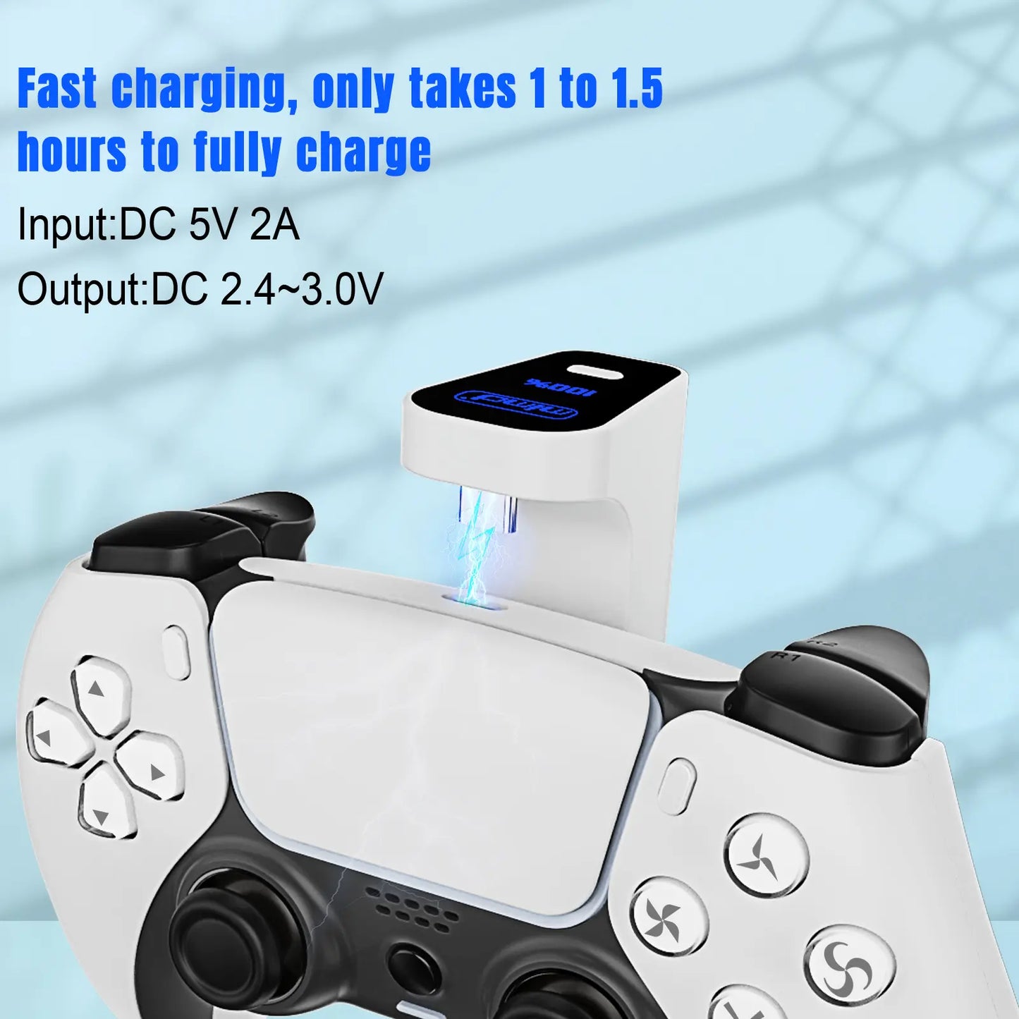 Summervibes 2026 the Gift Every PS5 Gamer Needs PS5 Controller External Battery Pack – +15H Playtime, Type-C, 2000Mah High-Capacity, Compatible with PS5 Slim, Digital & Pro Game Console Accessories