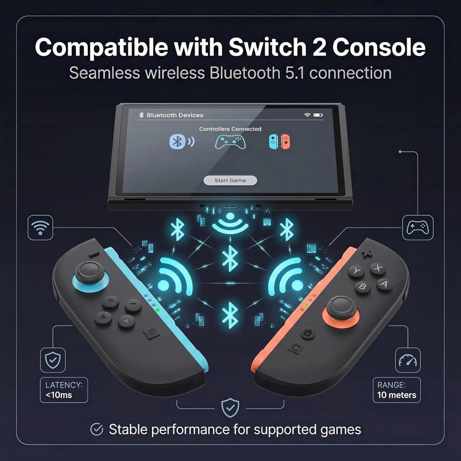 For Switch 2 Controller Joy-Con，Wireless Controller,Switch 2 Joy-Con 2,Switch 2 Pro Controller,Switch 2 Gamepad,Switch 2 Remote,Switch 2 Handheld Controller,Switch 2 Joy-Con Replacement,Hall Effect Controller,Switch 2 Accessories,Gift