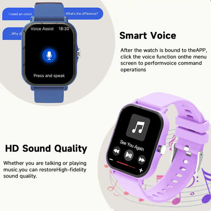 1.83-Inch HD Touchscreen Smartwatch, Wireless Calling/Dialing, Multiple Sports Modes, Call Reminders and Call Rejection Functions, Wearable Device Suitable for Both Men and Women, Perfect Gift for Holidays or Birthdays.