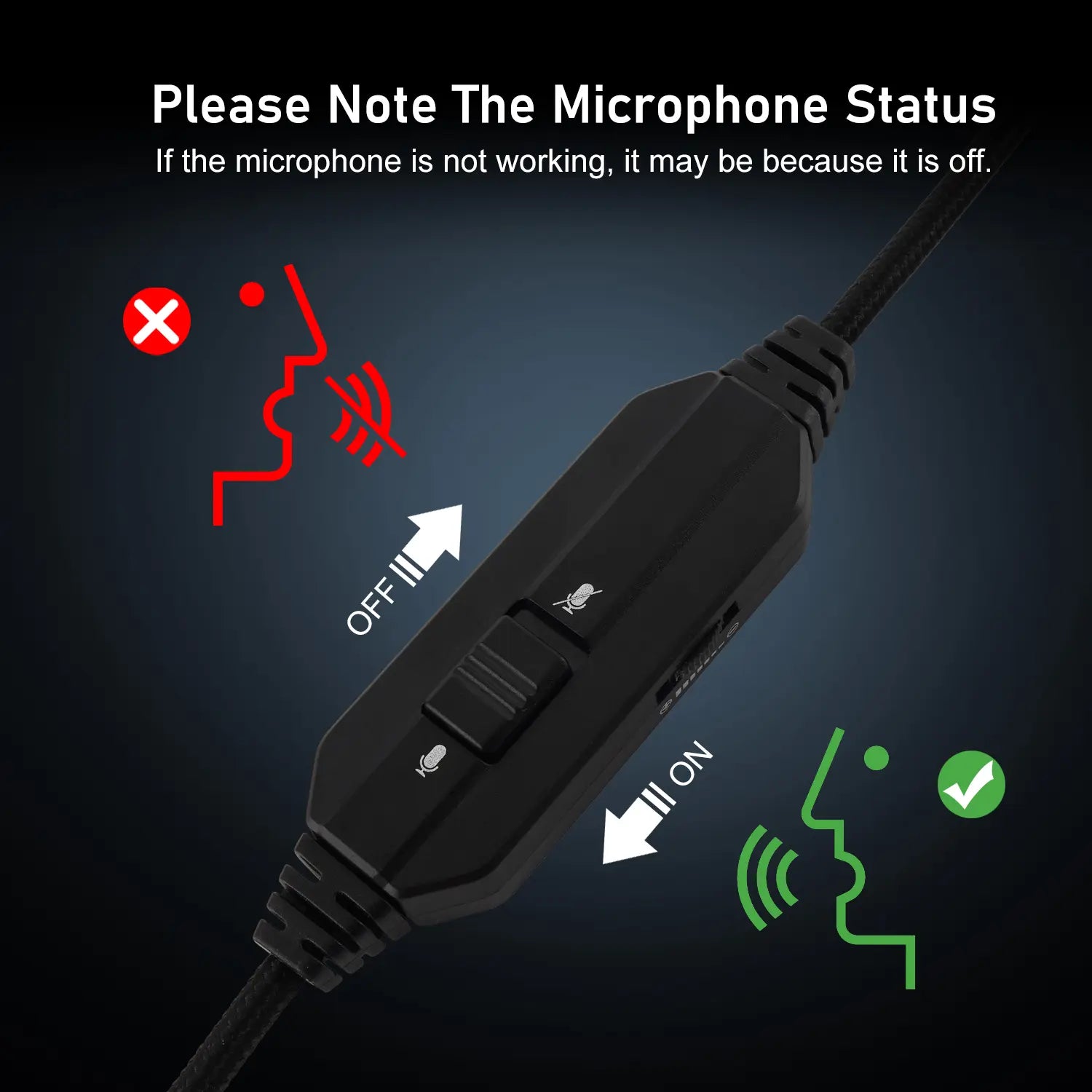 SENZER SG500 Wired Pro Gaming Headset - Wired Gaming Headsets - PC Headsets - Folding Headset for PC, PS4, PS5, Xbox One and Switch Audio Earphones Headphones Electronic Earbud