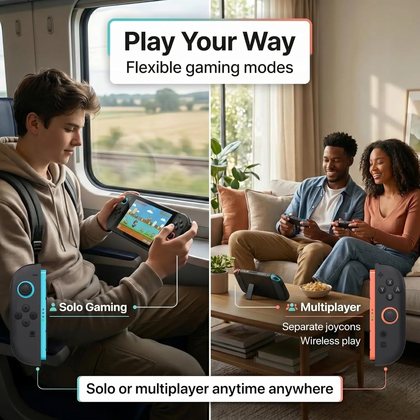 For Switch 2 Controller Joy-Con，Wireless Controller,Switch 2 Joy-Con 2,Switch 2 Pro Controller,Switch 2 Gamepad,Switch 2 Remote,Switch 2 Handheld Controller,Switch 2 Joy-Con Replacement,Hall Effect Controller,Switch 2 Accessories,Gift