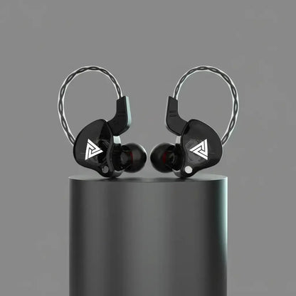 AK6 Wired Earphones, In-Ear Design with Microphone, Hifi Heavy Bass Noise-Cancelling Wired Headset for Esports Gaming and Live Streaming, High-Quality Gaming Headphones, Hifi Audio, Wired Earbuds, Wired Iem Earphones